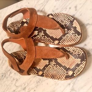 Homers Free People Anthropologie Summer House Slingback Sandals Artsy Boho 40 10